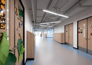 School Corridor
