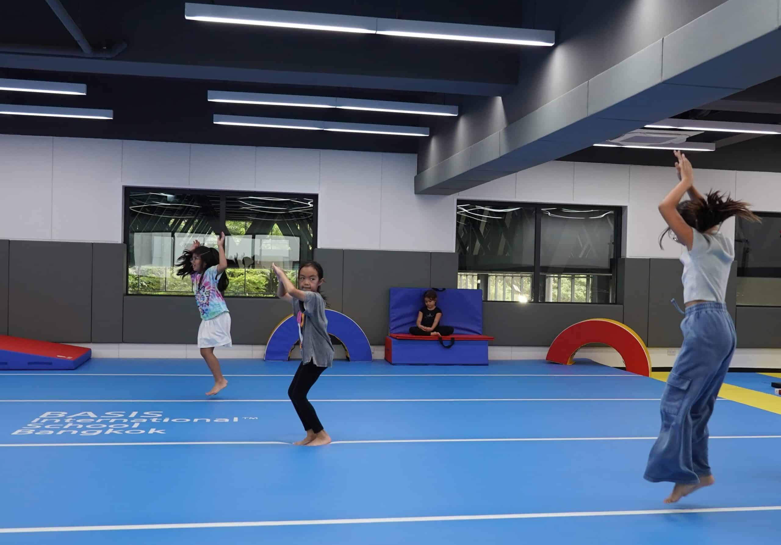 BASIS International School Bangkok students in the indoor sports complex