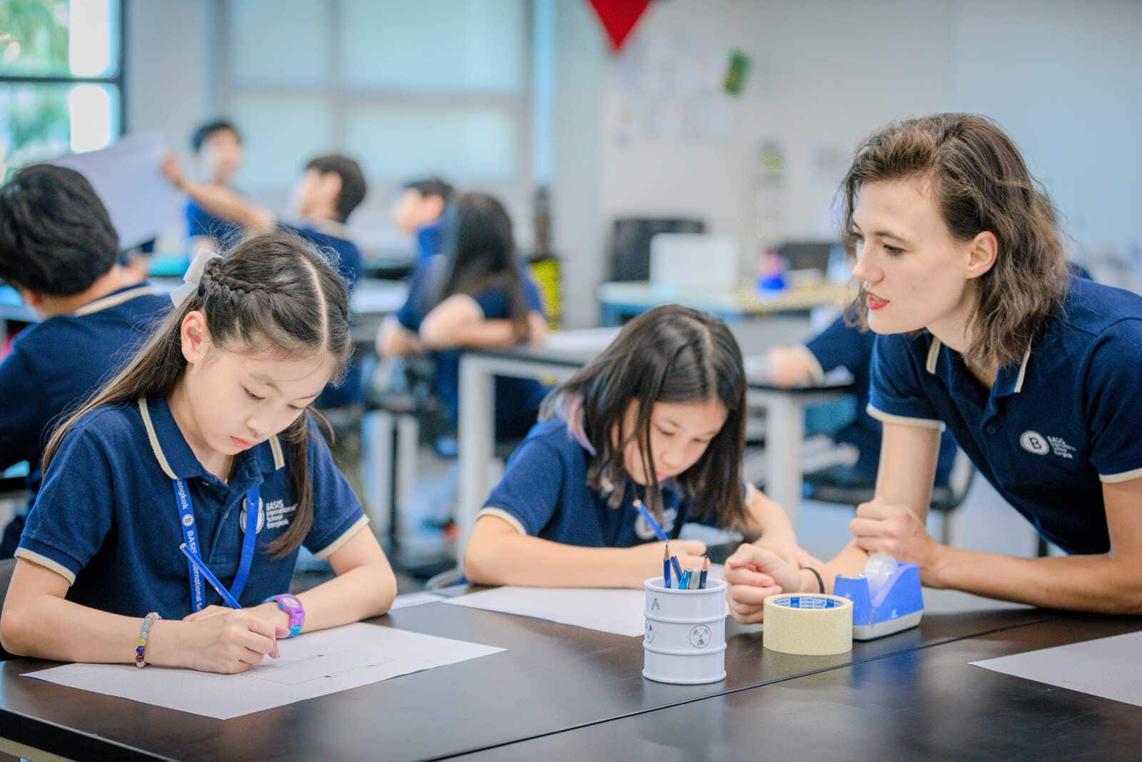 Classroom activities at BASIS International School