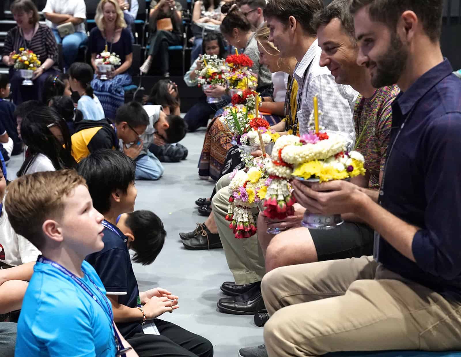 Teachers and Students Religious Ceremony