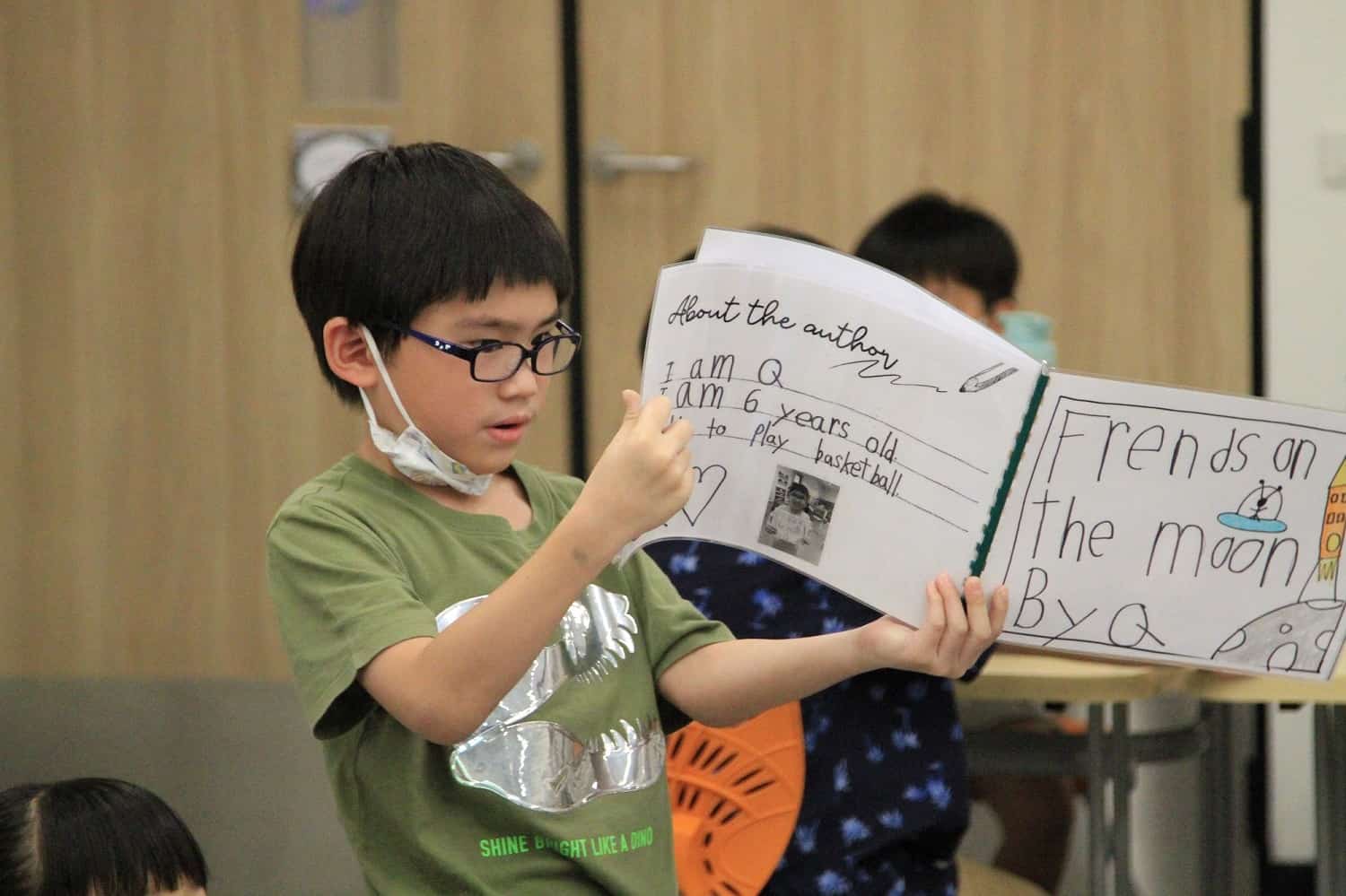 A kindergarten student in an international school in Bangkok